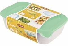 Toidukarbi komplekt Curver Fresh&Go, 2L+1L+0.5L, 3 tk
