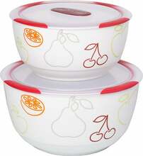Toidukarpide komplekt Oursson BS4781RC, Dark Cherry