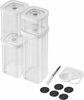 Toidu säilituskastide komplekt Zwilling Fresh & Save Cube 1025971, 2,445 L, valge, 6 tk