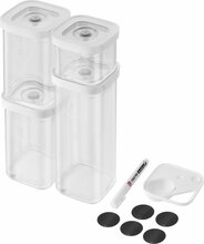 Toidu säilituskastide komplekt Zwilling Fresh & Save Cube 1025971, 2,445 L, valge, 6 tk