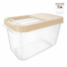 Kuivaine konteiner Orion, 10 L, läbipaistev/pruunikas