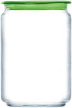 Kuivaine konteiner Luminarc Plano, 1 l, läbipaistev/roheline