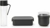 Toidukarbi komplekt Brabantia Make & Take, hall, 3 tk, 0,18 - 0,5 L