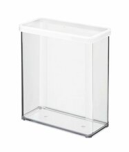 Kuivainekarp Rotho Loft, 3,2 L, läbipaistev/valge