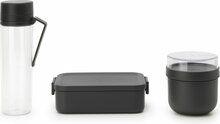 Toidukarbi komplekt Brabantia Make & Take, hall, 3 tk, 0,18 - 0,5 L