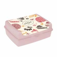 Toidukarp KEEEPER Deco Click 1069758128300, 1 L, roosa
