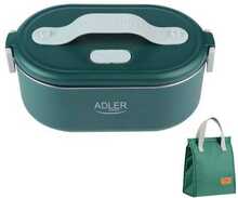 Toidukarp soojendusfunktsiooniga ja termokotiga Adler AD 4522, 0,8 L, roheline