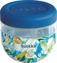 Toidukarp Quokka Bubble, 770 ml, sinine pojengidega