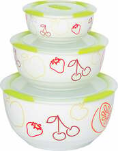 Toidukarpide komplekt Oursson BS2981RD/GA, Green apple