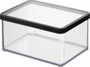 Toidukonteiner Rotho Loft, 2,25 L, must/läbipaistev