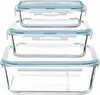 Klaasist toidukarbi komplekt 5FIVE, 530 ml, 800 ml, 1800 ml, 3 tk