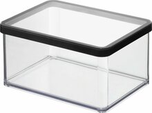 Toidukonteiner Rotho Loft, 2,25 L, must/läbipaistev