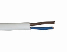 Elektripaigalduskaabel Lietkabelis Ydy P 300/500V, 2 x 2,5 mm2, valge