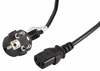 Toitekaabel Lanberg CA-C13C-11CC-0030-BK, IEC 320 C13, Schuko, 3 m, must