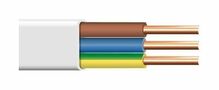 Elektripaigalduskaabel Lietkabelis BVV-P, 3 x 4 mm2, valge, 100 m