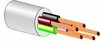 Paigalduskaabel Lietkabelis Owy 300/500V, 5 x 4 mm2, ümmargune, mitmeharuline, valge