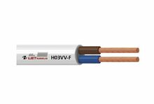 Elektripaigalduskaabel H03VV-F, 2 x 0,5 mm2