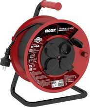 Kokkukeritav pikendusjuhe Acar PZ-4Z/STM H05RR-F, 3G2.5, 20 m, must