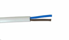 Elektripaigalduskaabel BVV-PLL, 2 x 1,5 mm2, valge