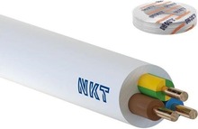 Paigalduskaabel Nkt Ydy 450/750V, 3 x 1,5 mm2, roheline/kollane, ümmargune