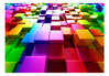Fototapeet Artgeist Colored Cubes SNEW011490, 70 cm x 70 cm