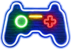 LED neoonmärk Mecharite Controller, sinine