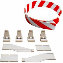 Lisatarvik Carrera Guard Rail Set, 20085220, 3 m, 24 tugiposti, 6 ühendussektsiooni, 12 lõppsektsiooni, 1:24
