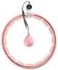 Massaaživõimlemisrõngas HMS Hula Hoop HHM15, 44 cm, 0.4 kg, roosa