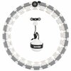 Massaaživibu Zipro Hula, 35 cm, 1.62 kg, valge/hall