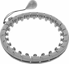 Võimlemisrõngas Enero Fit Hula Hop, 133 cm, 1.5 kg, hall