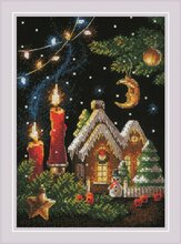 Tikkimiskomplekt Riolis Gingerbread Tale SR2165, 15 x 21 cm