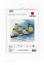 Tikkimiskomplekt Luca S Eastern Bluebirds SBU5028, 22 x 21 cm