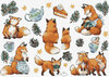 Tikkimiskomplekt Letistitch Foxy New Year SLETIL8802, 39 x 27 cm