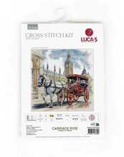 Tikkimiskomplekt Luca-S SBU5040, Carriage Ride, 35 x 35 cm