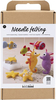 Tikkimiskomplekt Diy Kit Sewing Teddy Bears 977550