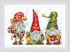Tikkimiskomplekt Riolis Jolly Gnomes SR2234, 30 x 21 cm