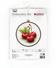 Tikkimiskomplekt Luca-S SBC103 kirsid, 10 x 10 cm, koos raamiga