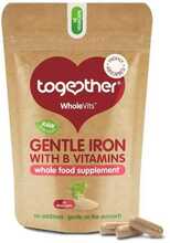 Gentle Iron Together Raw rauapreparaat B-vitamiinidega, 30 kaps.