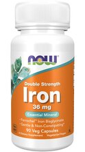 Now Foods Iron 36 mg Ferrochel, 90 kapslit