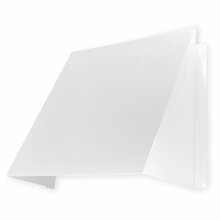 Õhutusava kate Europlast LNM2020, 200 x 200 mm, valge