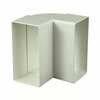 Ventilatsioonitoru põlv EUROPLAST KLV, 110 x 55 mm, 90 vertikaalne
