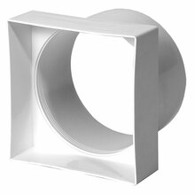 Ventilatsiooni üleminek Europlast VA91, 100 x 100 mm
