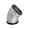 Torupõlv Alnor PBG-45-100, 45, 100 mm, tsingitud plekk