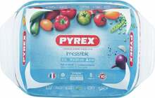 Ahjuvorm Pyrex Optimum, 31 x 20 cm, 2,2 l, läbipaistev