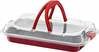 Küpsetusvorm plastikkaanega Ambition Cherry, 36 x 23 cm, must/punane