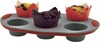 Küpsetusvorm Jata MC62, silikoon, hall, 21 cm, 6 tk