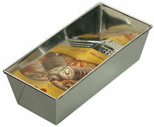 Keeksi/leiva küpsetusvorm SNB, 25 x 11 x 7.5 cm, hõbe