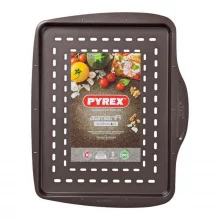 Küpsetusplaat Pyrex Asimetria, 37 x 29 cm, pruun