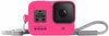 GoPro ümbris + randmepael Hero8 Black, electric pink AJSST-007