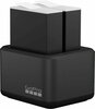 GoPro Dual Battery Charger + 2 Enduro akut Hero9/10/11/12 Black ADDBD-211-VE